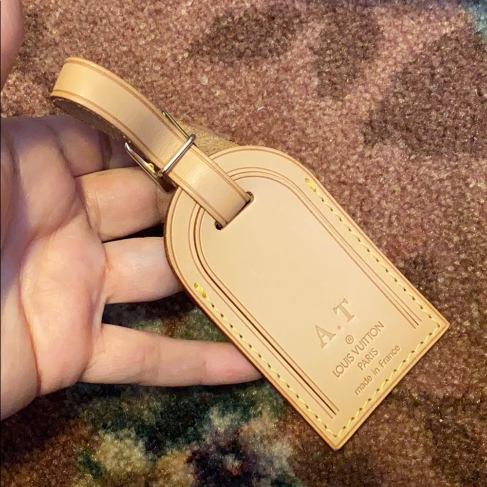 Louis Vuitton Name / Address Tag Initial At - image 4